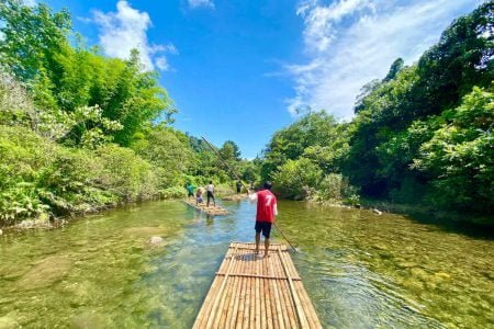 Khao Lak Bamboo Rafting, Waterfalls, and Turtle Conservation