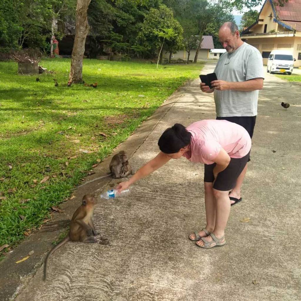 Monkey Temple in Khao Sok