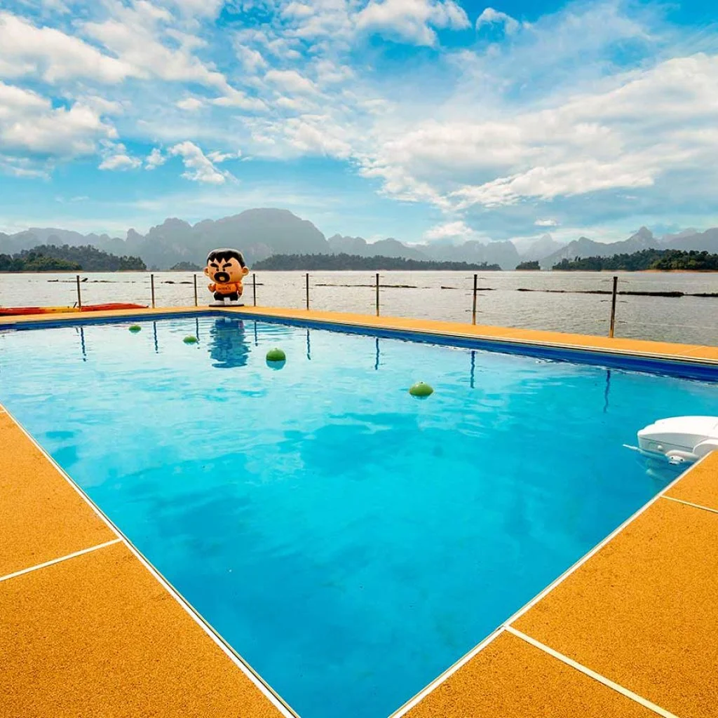 Swimming pool at Khao Sok Lake