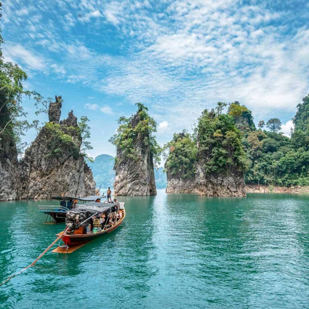 Longtail Boat Tour on Cheow Lan Lake - Love Khao Lak Holiday