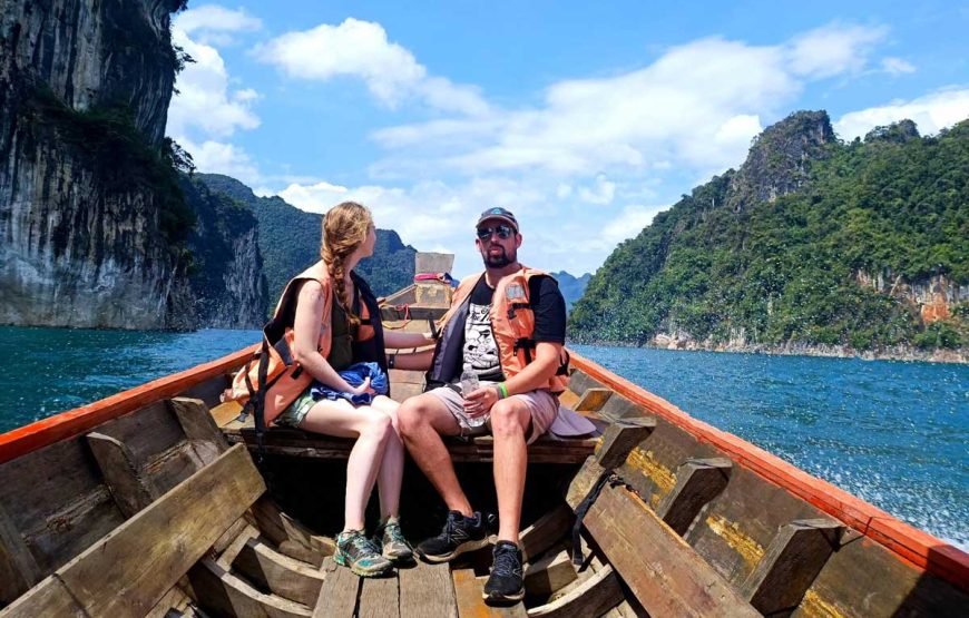 Cheow Lan Lake Overnight with Khao Sok Elephant Care