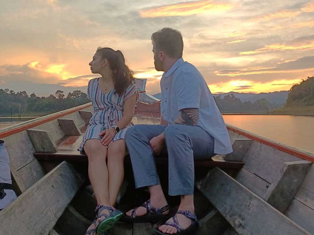 Cheow Lan Lake – Romantic Sunset Cruise with sparkling wine