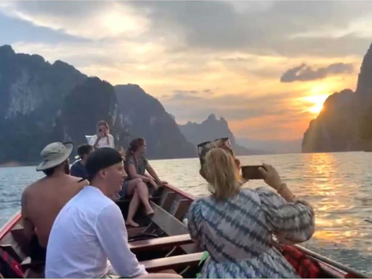 Cheow Lan Lake – Romantic Sunset Cruise with sparkling wine