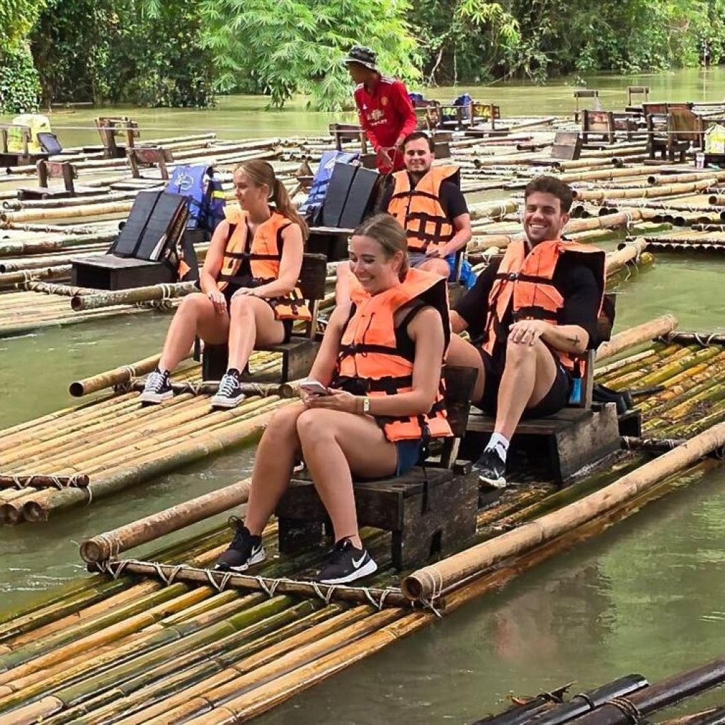 Khao Sok Bamboo Rafting with Jungle Coffee & Monkey Temple