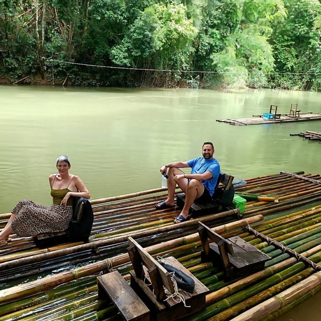 Khao Sok Bamboo Rafting with Jungle Coffee & Monkey Temple